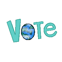 Register To Vote Climate Change Sticker