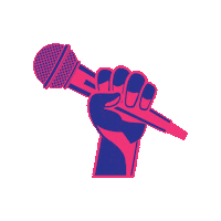 Gloria Estefan Microphone Sticker by GFour Productions