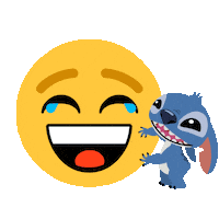 Lilo And Stitch Laughing Sticker by Walt Disney Studios