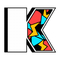 K Alphabet Sticker