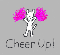 chippythedog cheer cheering cheerful cheerleader GIF