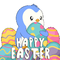 Easter Eggs Penguin Sticker by Pudgy Penguins