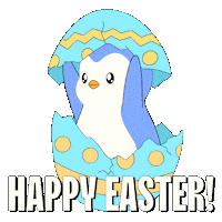 Easter Eggs Penguin Sticker by Pudgy Penguins