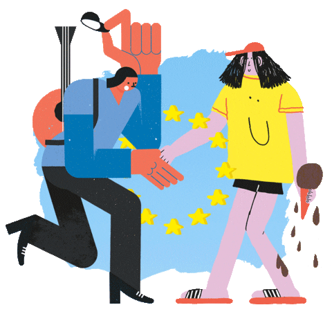 vote europe Sticker by radicalzz studio