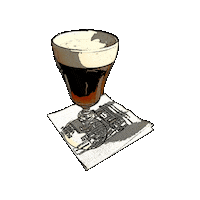 San Francisco Coffee Sticker by The Buena Vista