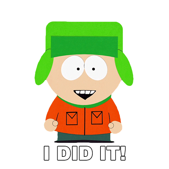 Proud Kyle Broflovski Sticker by South Park