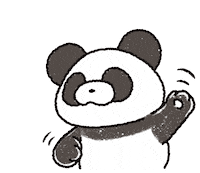 Bear Panda Sticker