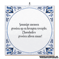 Geluk Gezellig Sticker by Tegelspreuken.nl