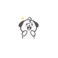 Happy Dog Sticker