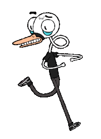 Cake Running Sticker by Augenblick Studios