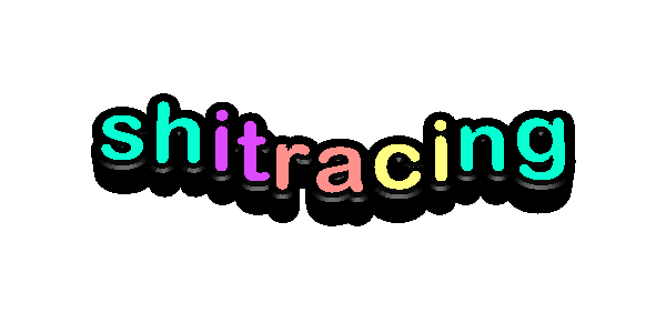 Shitracing Sticker