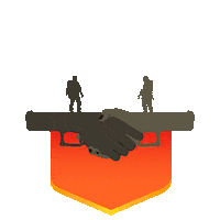 Orange Survivor Sticker by OPS-STORE