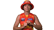 Happy Feliz Sticker by Gold Coast SUNS