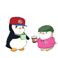 Good Morning Coffee Sticker by Pudgy Penguins