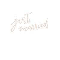 Just Married Marriage Sticker