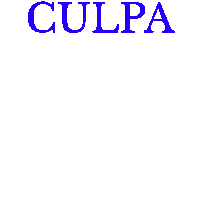 Culpacph culpa culpacph Sticker