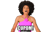 Cacheada Cupom Sticker by Salon Line