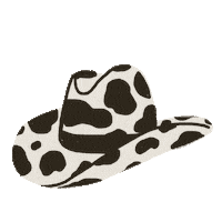 Cow Cowgirl Sticker