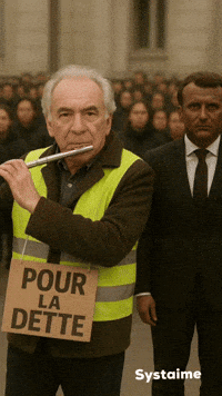 Flute Macron GIF by systaime