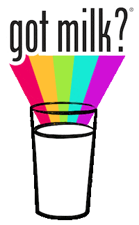 Rainbow Glass Sticker by got milk