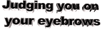 eyebrows love Sticker by AnimatedText