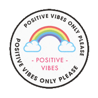 designedbymaryann sticker rainbow vibes positive Sticker