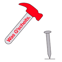 Hammer Werkzeug Sticker by riedelbau
