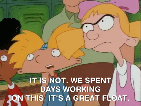 hey arnold nick splat GIF