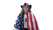 Fourth Of July Sport Sticker by UNCP Braves Athletics