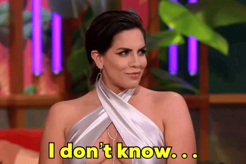 I Dont Know Vanderpump Rules GIF