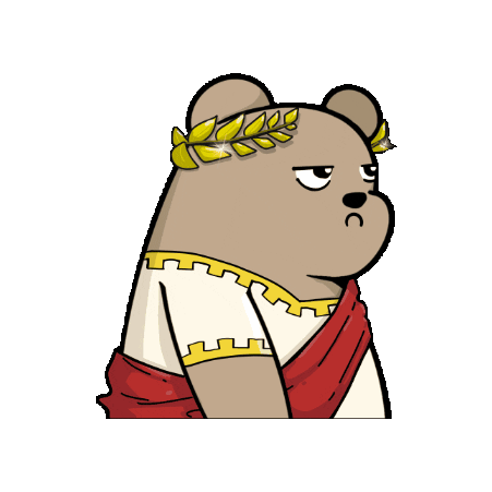 Nft Bear Sticker by SuperRareBears