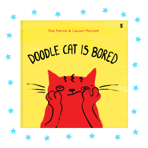 doodlecat katpatrick Sticker by Scribble Kids Books