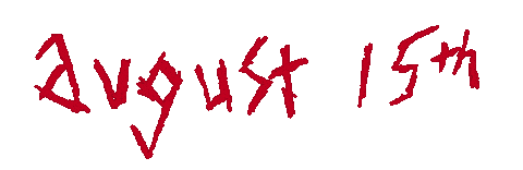 15 August Aliens Sticker by The Horror Section