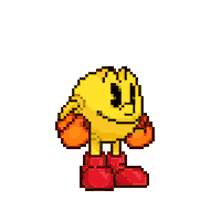 pac-man STICKER