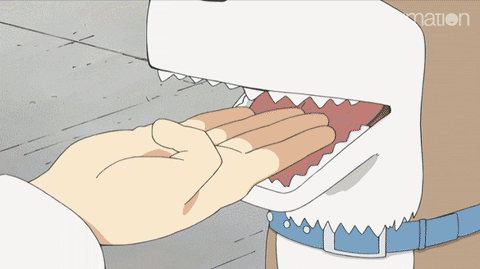 calliecaddie914 giphyupload anime nichijou funimation GIF