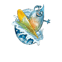 Fun Water Sticker by letsgo.gorilla