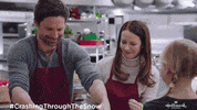 Amy Acker Flirting GIF by Hallmark Channel