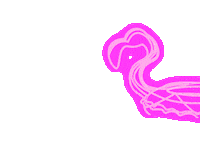 flamingo glownights Sticker by City of Hialeah