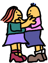 In Love Kiss Sticker by Ruppert Tellac