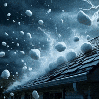 Lightning Hail GIF by Go Dawgs Roof Roof