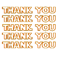 Thanks Thank You Sticker