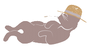 Cat Chilling Sticker by MjAMjAM Petfood