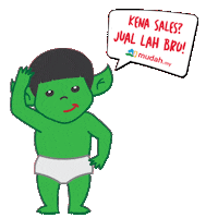 Mudahmy sale no money shopping cart im broke Sticker