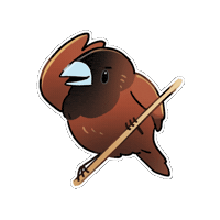 Bird 鳥 Sticker