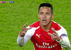 Sports gif. Soccer player Alexis Sanchez looks completely dumbfounded and dramatically shrugs to further express his confusion.