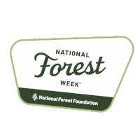 National Forest Week Sticker by National Forest Foundation