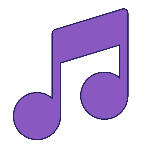 SNYDER_ART giphyupload music music note Sticker
