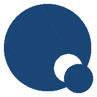 imQuick logo blue color orange Sticker