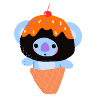 Ice Cream Koala Sticker