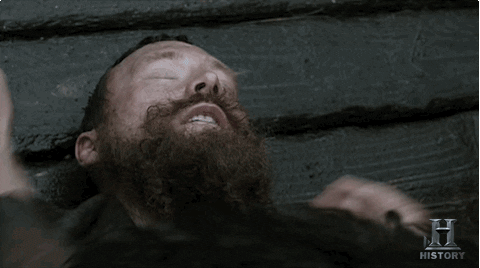shocked waking up GIF by Vikings on HISTORY